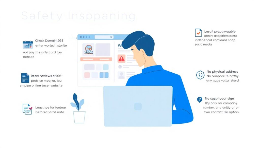 Стратегии безопасного онлайн-шопинга и оплаты - иллюстрация