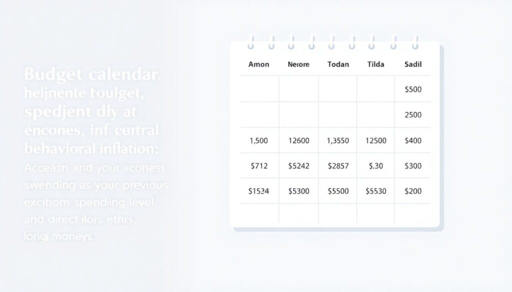 Инструменты финансового планирования: календари бюджета и цели - иллюстрация
