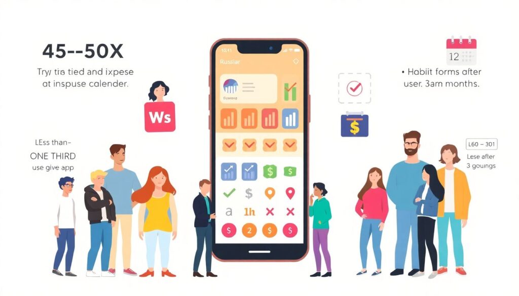 Инструменты финансового планирования: календари бюджета и цели - иллюстрация