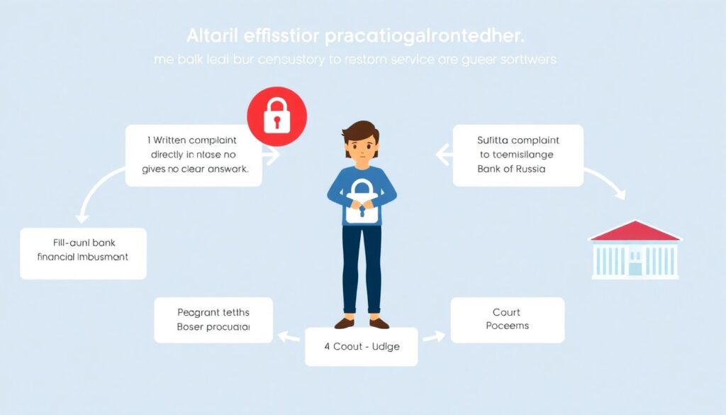 Как действовать, если банковский счет заблокирован - иллюстрация