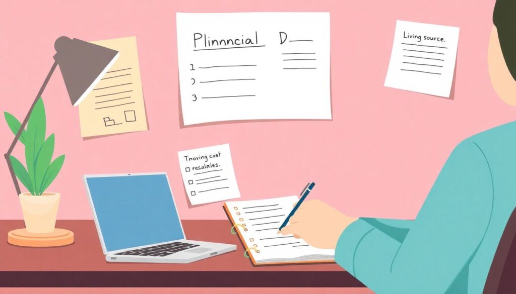 Как составлять финансовый план для переезда в другую страну - иллюстрация