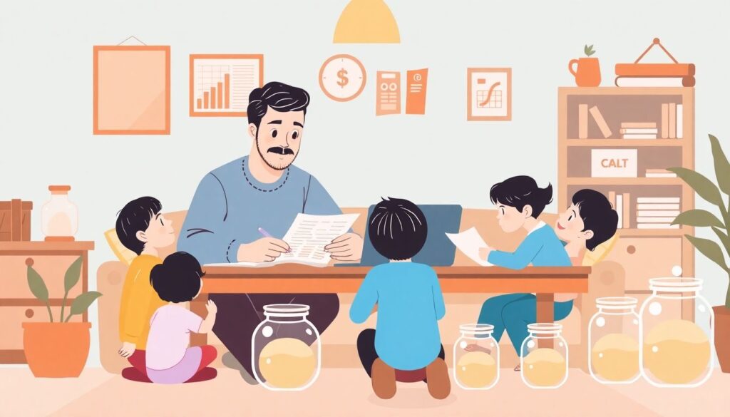 Как организовать семью для финансового благополучия - иллюстрация
