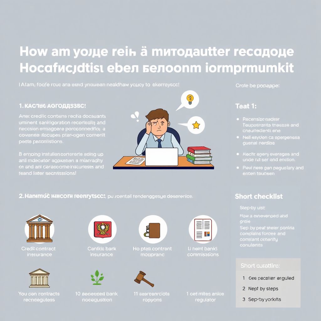 Возврат навязанных страховок и комиссий: пошаговая инструкция и законные права