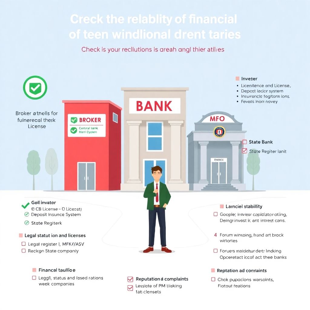 Как проверить надежность брокера, банка или МФО перед вложением денег